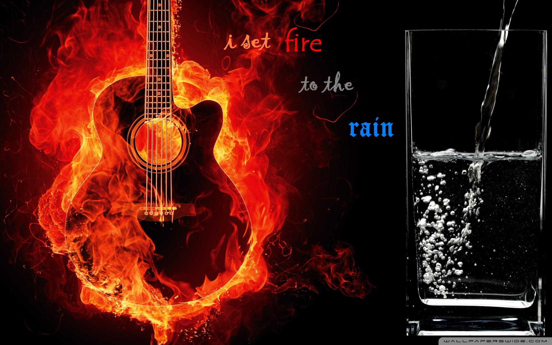 Fire to the rain speed up