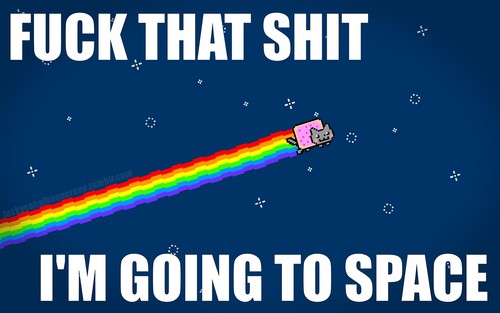  Nyan cat loves 太空