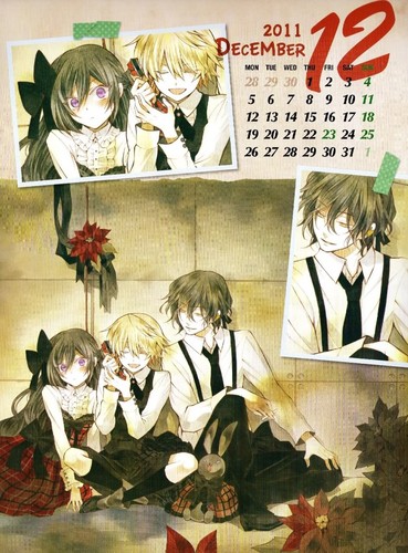 Pandora Hearts Calendar 2011 {December}