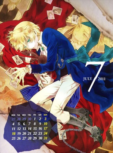 Pandora Hearts Calendar 2011 {July}