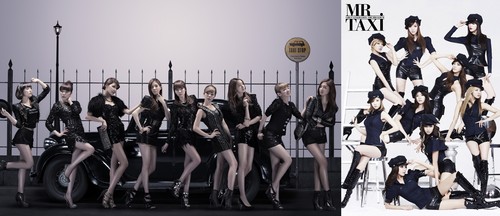  SNSD - Mr.Taxi ( Combined pic of Japanese and Korean version)
