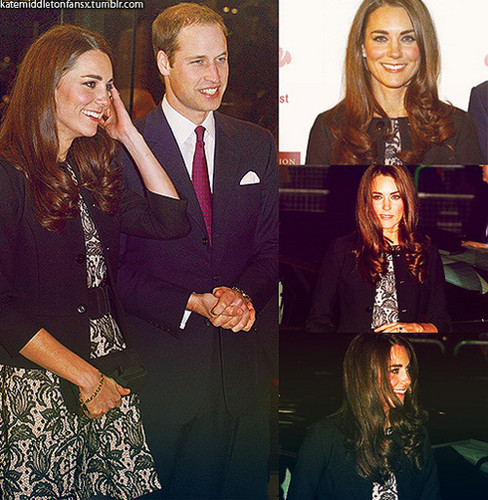  The Duke and the Duchess of Cambridge at Royal Albert Hall - 12/06/11