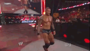  Wade Barrett attacks Randy Orton