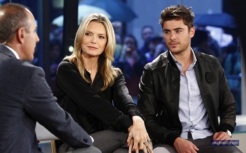  Zac Efron and Michelle Pfeiffer Today Show