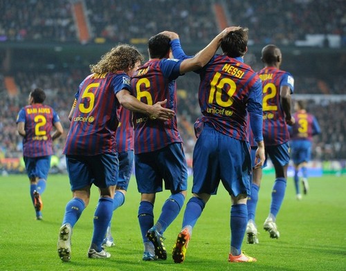 Carles Puyol - FC Barcelona (3) v Real Madrid (1) - La Liga