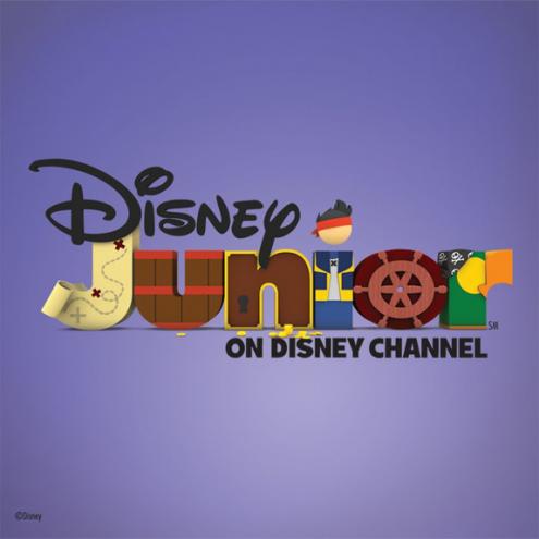  Дисней Junior Logo - Jake and the Never Land Pirates Variation