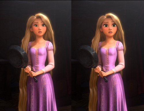  Rapunzel with normal eyes