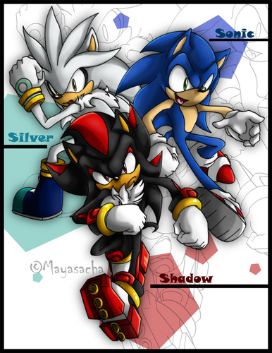  Sonic, Shadow and Silver