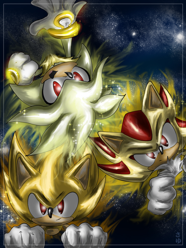 Super Sonic, Super Shadow and Super Silver