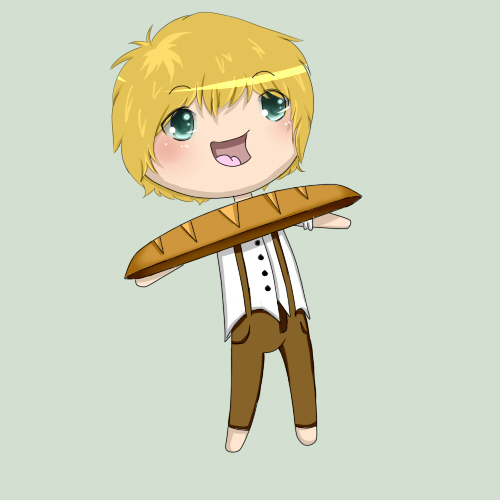  The Boy with the Bread<3