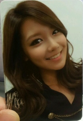 sooyoung photo card