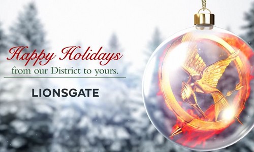  A クリスマス card from Lionsgate.