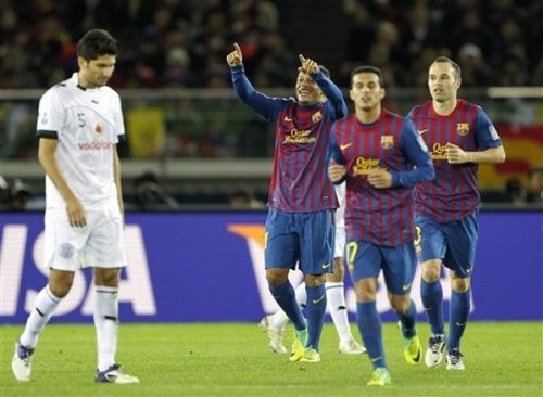  Andres Iniesta- FC Barcelona (4) v Al-Sadd Sports Club (0) - FIFA Club World Cup [Semi Final]