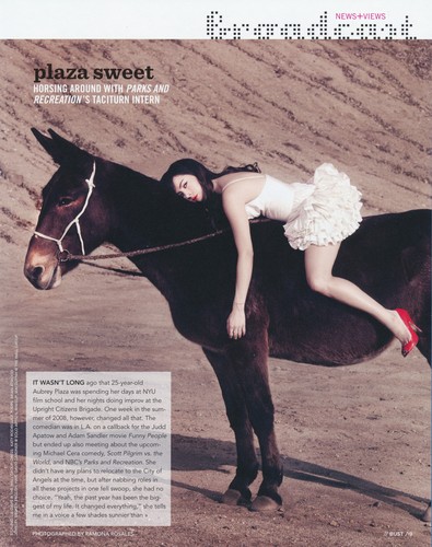  Aubrey in Bust Magazine - Feb/Mar 2010