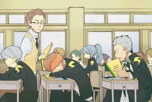  Can anda Imagine endou is Sleeping in class??