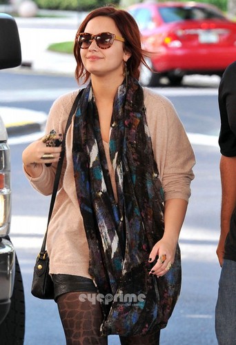  Demi Lovato Arriving At Her Fort Lauderdale Hotel, December 10