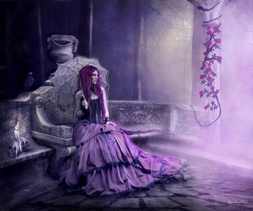 Gothic purple fantasy