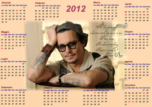  JD美 My Calendar 2012
