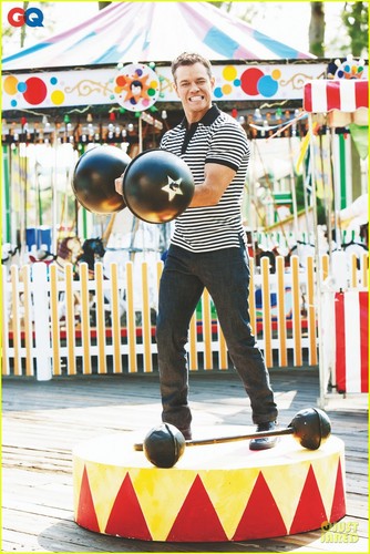  Matt Damon Covers 'GQ' January 2012