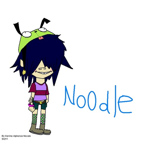 Noodle in a GIR hat (epic)