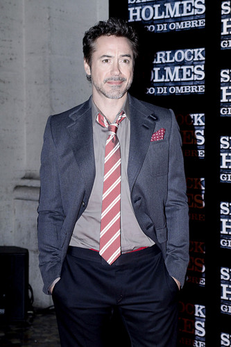  Robert Downey Jr. Flashes Underwear At 'Sherlock Holmes' Rome Premiere
