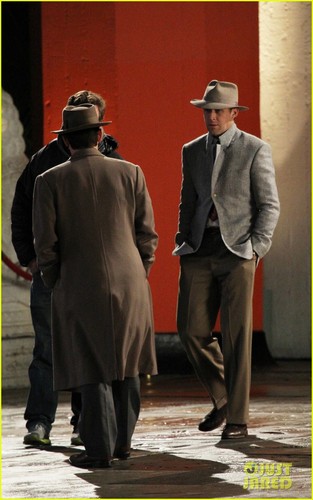  Ryan Gosling: 'Gangster Squad' Saturday with Josh Brolin