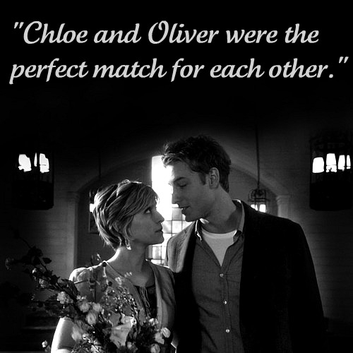  "Chloe and Oliver were the perfect match for each other."