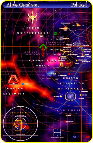«Map Space of the Alpha - Quadrant»  [ «Star Trek Universe» ]