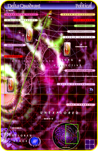  «Map Space of the Delta - Quadrant» [ «Star Trek Universe» ]
