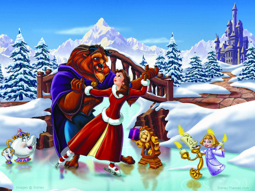 Beauty and the beast the enchanted chrismas