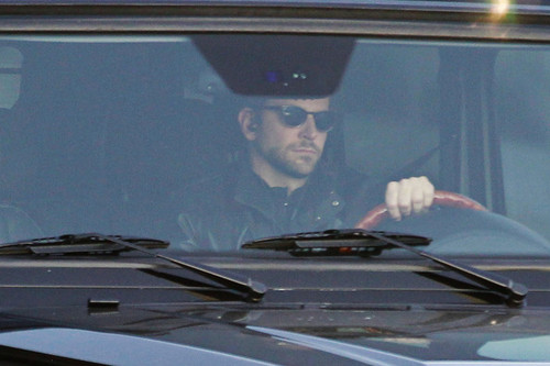  Bradley Cooper leaves Madeo restaurant in Los Angeles after having lunch