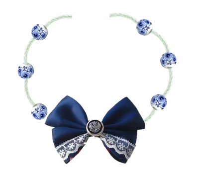  Classic Lolita Neck 벨트 with Bow