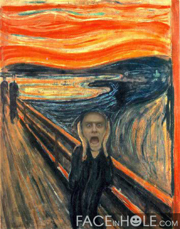  Count Olaf as The Scream