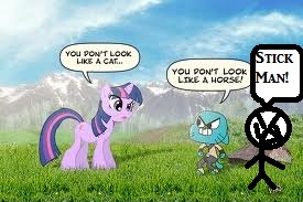 Gumball'My Little Pony And Stickman