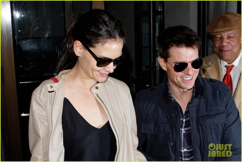 Katie Holmes Celebrates Birthday Weekend with Tom Cruise