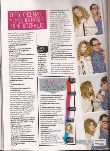  Nicola's Interview + Photoshoot in 'More' magazine - December 2011.