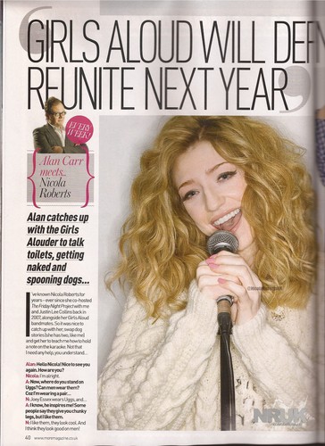  Nicola's Interview + Photoshoot in 'More' magazine - December 2011.