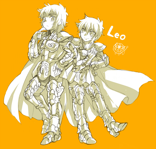  Prince Regulus de Leo and his brother Prince Aiolia de Leo