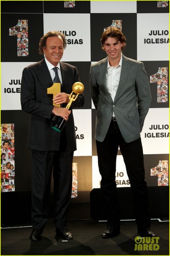  Rafael Nadal Honors Julio Iglesias in Spain
