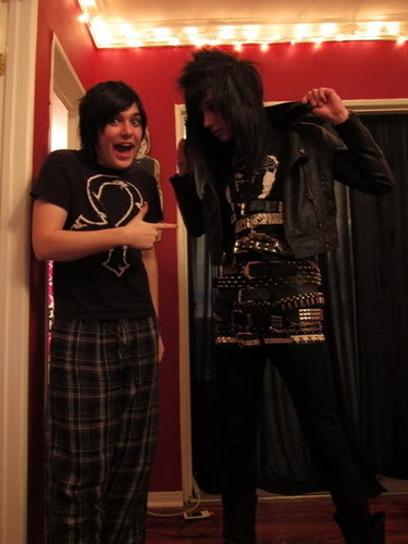  *^*^*Andy trying on belts*^*^*