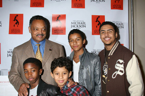  Christian, Jermajesty, Jaafar and Quinn attended Michael Jackson Opus Book Unveiling