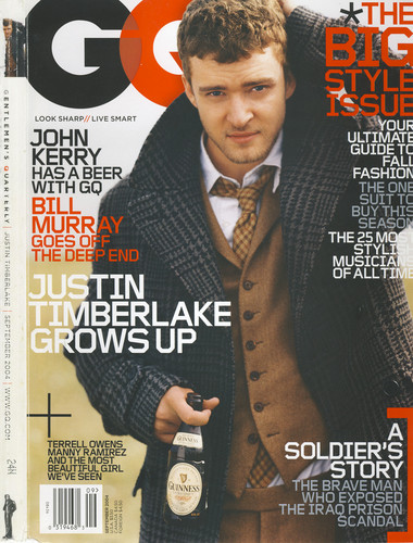  Justin Timberlake on cover