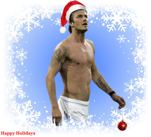 Merry natal <3 David Beckham <3