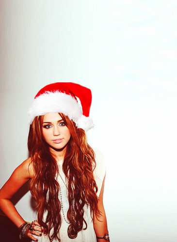  Miley Cyrus ~ Natale fan Art!