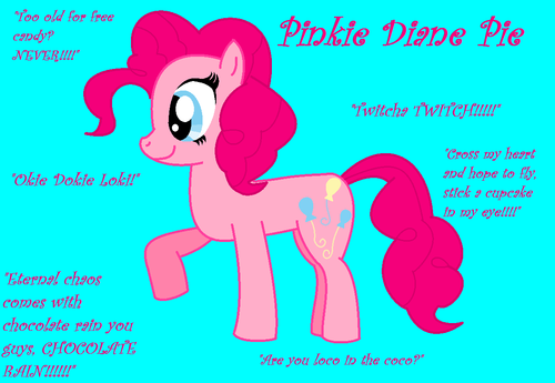 My drawing of Pinkie Pie! :D