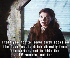  Oh those Starks abruptly ending all domestic disputes with this old chestnut!