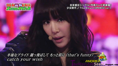  Tiffany @ Hey! Hey! Hey! musique Champ Christmas Special - The Boys Japanese Version