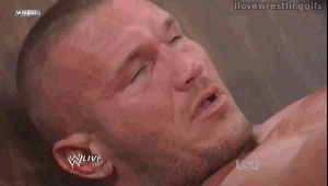  Wade Barrett puts his foot on Randy Orton's chest