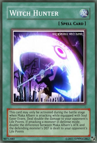  Witch Hunter YuGiOh! card