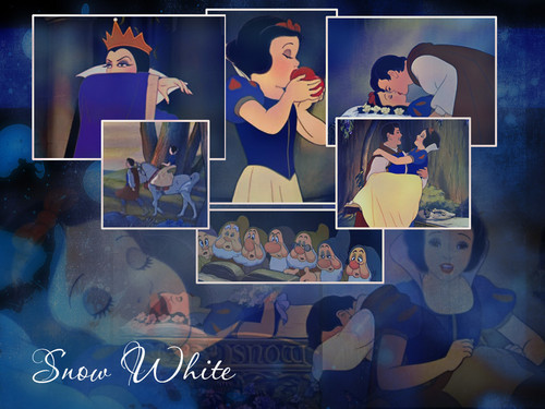  snoww white collage